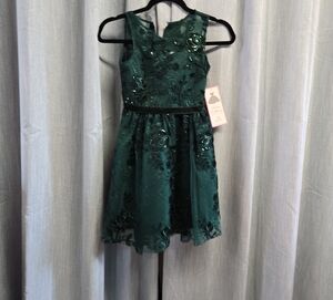 Rare Editions Dark Green Formal Dress